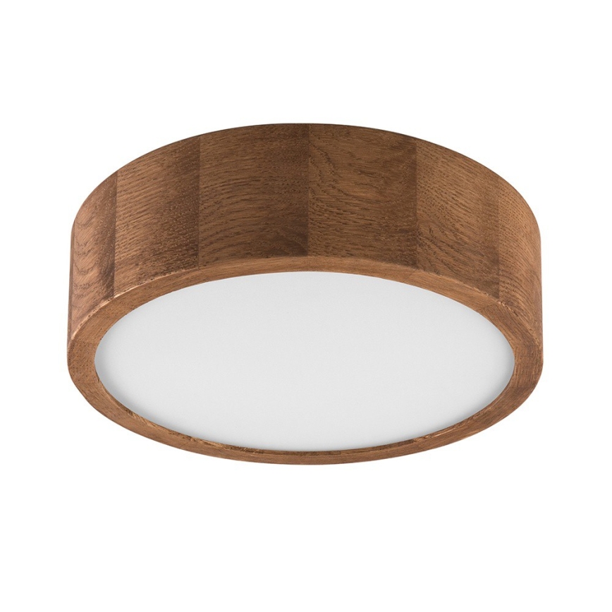 Brilagi - LED потолочный светильник CARVALHO 1xE27/15W/230V дуб/вишня Ø 27 см