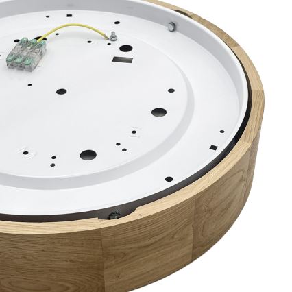 Brilagi - LED-потолочный светильник CARVALHO, 36 Вт, 230 В, цвет дуб, диаметр 37,5 см