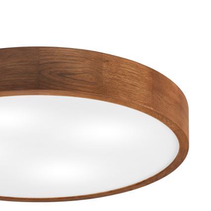 Brilagi - LED потолочный светильник CARVALHO 4xE27/60W/230V, цвет дуб/вишня, диаметр 57,5 см