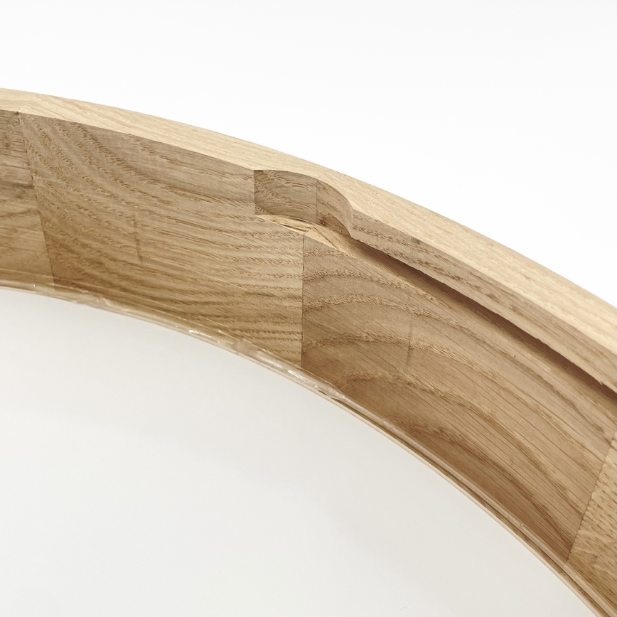 Brilagi - LED Потолочный светильник CARVALHO 4xE27/60W/230V дуб диам. 57,5 см