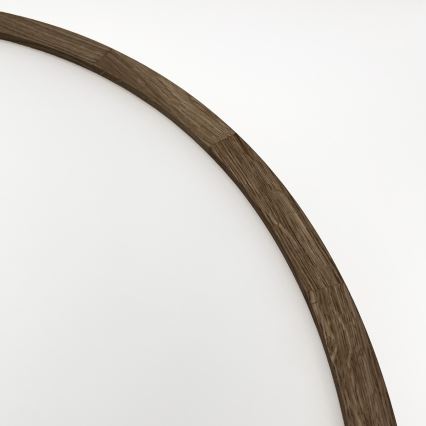 Brilagi - LED потолочный светильник CARVALHO 4xE27/60W/230V, дуб/орех, диаметр 57,5 см