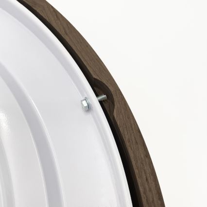 Brilagi - LED потолочный светильник CARVALHO 4xE27/60W/230V, дуб/орех, диаметр 57,5 см