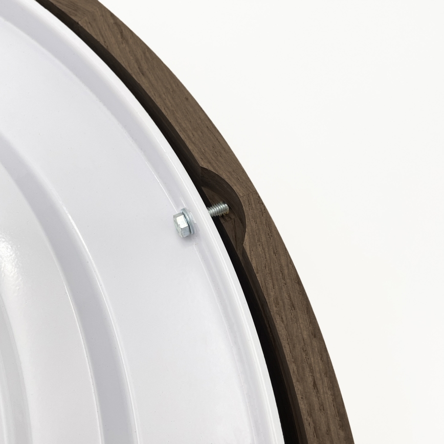 Brilagi - LED потолочный светильник CARVALHO 4xE27/60W/230V, дуб/орех, диаметр 57,5 см