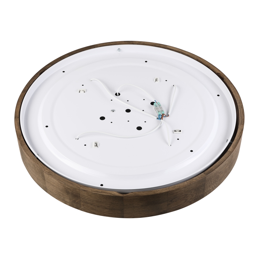 Brilagi - LED потолочный светильник CARVALHO 4xE27/60W/230V, дуб/орех, диаметр 57,5 см