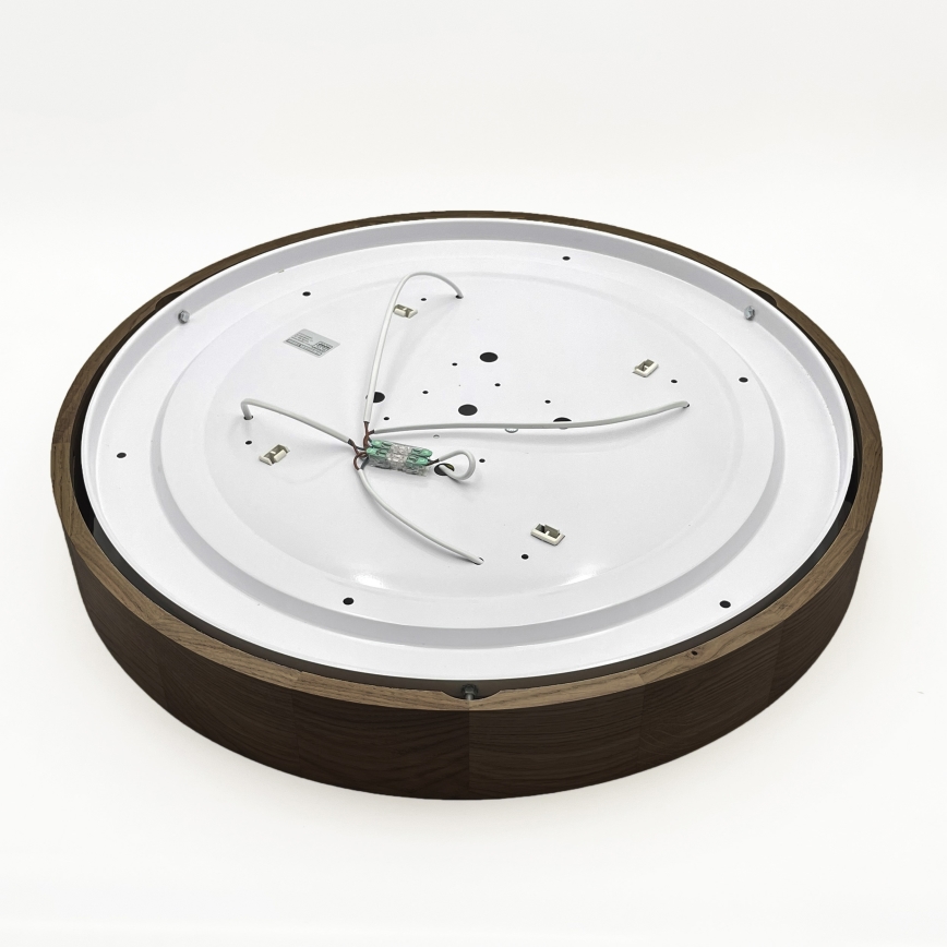 Brilagi - LED потолочный светильник CARVALHO 4xE27/60W/230V, дуб/орех, диаметр 57,5 см