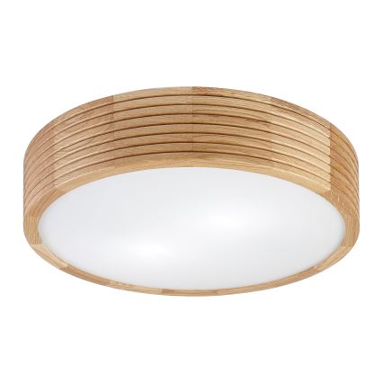 Brilagi - LED потолочный светильник CARVALHO MODERN 2xE27/60W/230V, диаметр 37,5 см, дуб