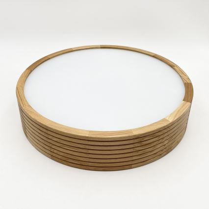 Brilagi - LED потолочный светильник CARVALHO MODERN 2xE27/60W/230V, диаметр 37,5 см, дуб