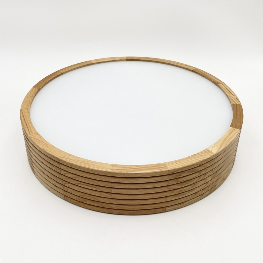 Brilagi - LED потолочный светильник CARVALHO MODERN 2xE27/60W/230V, диаметр 37,5 см, дуб
