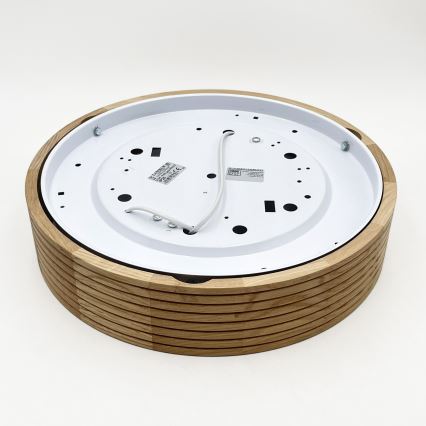 Brilagi - LED потолочный светильник CARVALHO MODERN 2xE27/60W/230V, диаметр 37,5 см, дуб