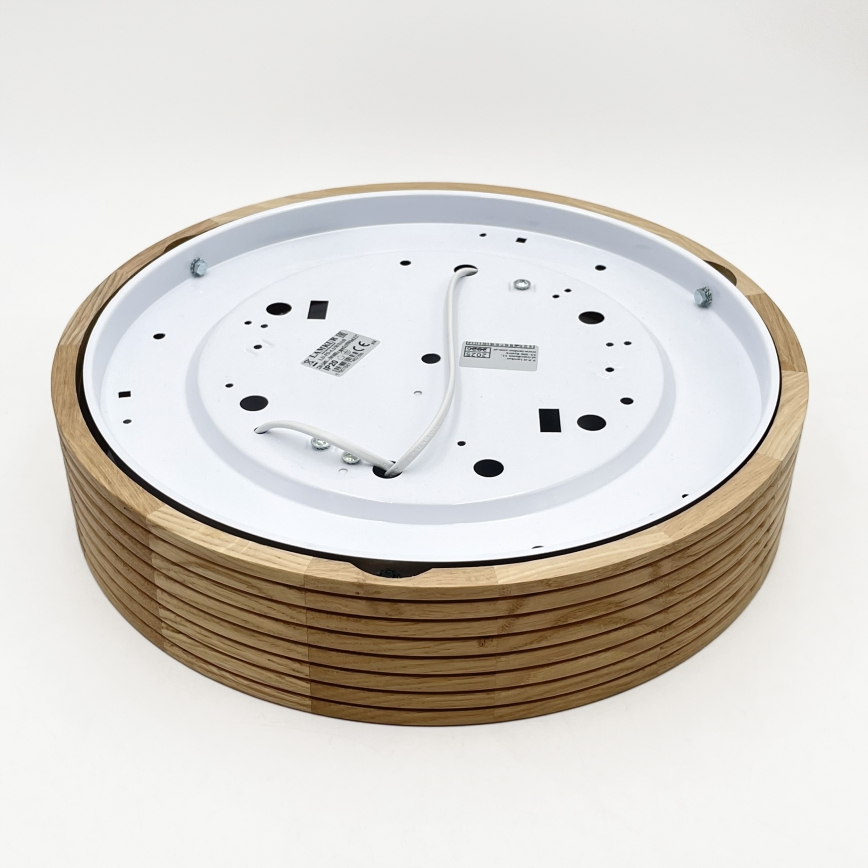 Brilagi - LED потолочный светильник CARVALHO MODERN 2xE27/60W/230V, диаметр 37,5 см, дуб