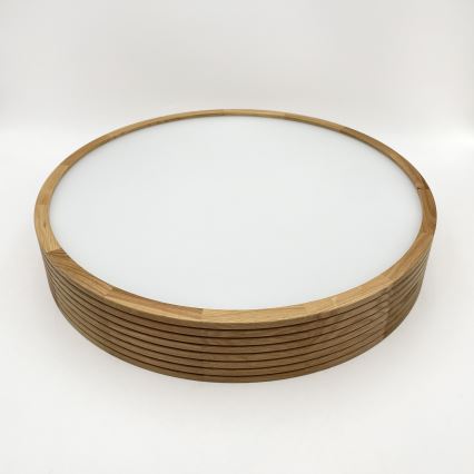 Brilagi - LED потолочный светильник CARVALHO MODERN 3xE27/60W/230V диам. 47,5 см дуб