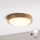 Brilagi - LED потолочный светильник CARVALHO MODERN SLIM 1xE27/60W/230V диаметр 27,5 см, дуб