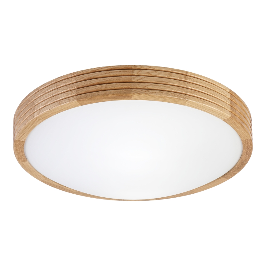 Brilagi - LED потолочный светильник CARVALHO MODERN SLIM 2xE27/60W/230V Ø 37,5 см, дуб