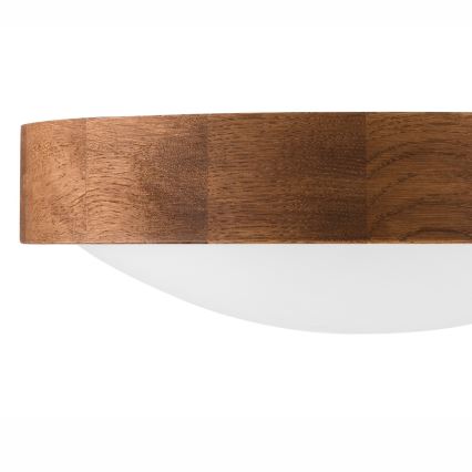 BRILAGI - LED потолочный светильник CARVALHO SLIM 1xE27/15W/230V дуб/вишня диам. 27 см