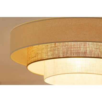 Brilagi - Светодиодный потолочный светильник DENVER LUNETA LED/12W/230V диам. 60 см 3000K/4000K/6400K бежевый/кремовый