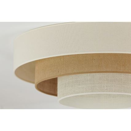 Brilagi - Светодиодный потолочный светильник DENVER LUNETA LED/12W/230V диам. 60 см 3000K/4000K/6400K бежевый/кремовый