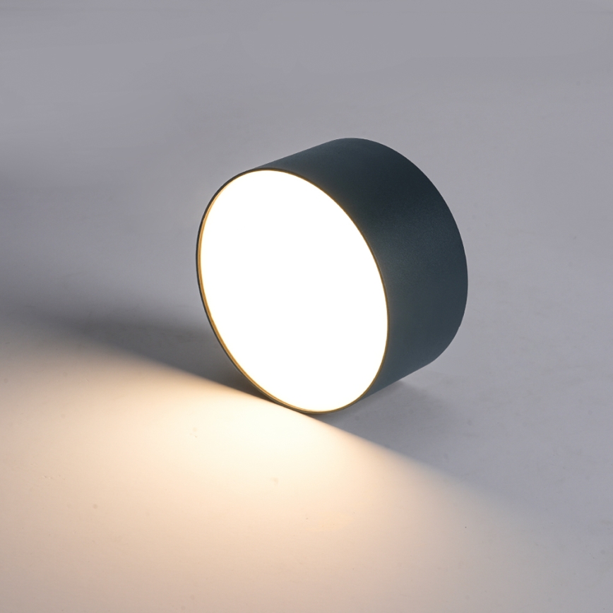 Brilagi - LED потолочный светильник для ванной комнаты FORIS LED/9W/230V диаметр 9 см антрацит IP44 CRI 90