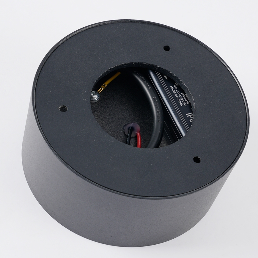 Brilagi - LED потолочный светильник для ванной комнаты FORIS LED/9W/230V диаметр 9 см антрацит IP44 CRI 90