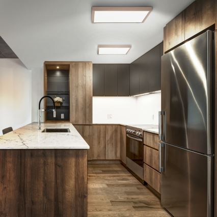 Brilagi - LED-потолочный светильник для ванной FRAME LED/50Вт/230В 60x60 см IP44 бежевый