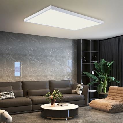 Brilagi - потолочный LED-светильник для ванной комнаты FRAME LED/96W/230V 120x60 cm 3000/4000/6000K IP44 белый