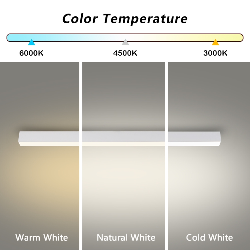 Brilagi - LED потолочный светильник для ванной комнаты SLEEKLINE LED/40 Вт/230 В 3000/4500/6000 К белый IP44