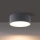 Brilagi - LED потолочный светильник для ванной комнаты FORIS LED/9W/230V диаметр 9 см антрацит IP44 CRI 90