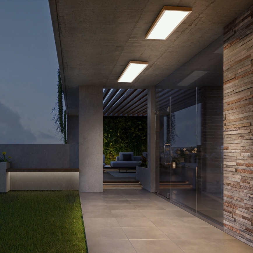 Brilagi - LED потолочный светильник для ванной FRAME LED/50W/230V 120x30 см IP44 бежевый