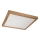 Brilagi - LED потолочный светильник для ванной комнаты WOODY FRAME LED/50W/230V 60x60 cm IP44 дуб
