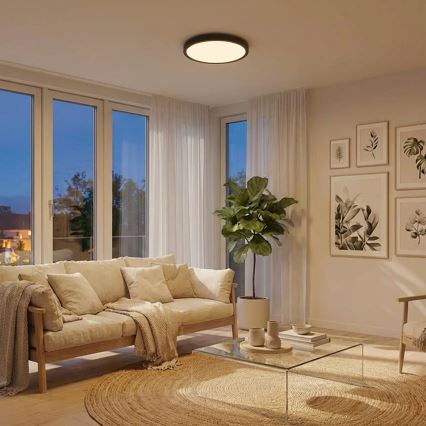 Brilagi - потолочный LED-светильник ESTELA LED/18 Вт/230 В Ø 30 см черный