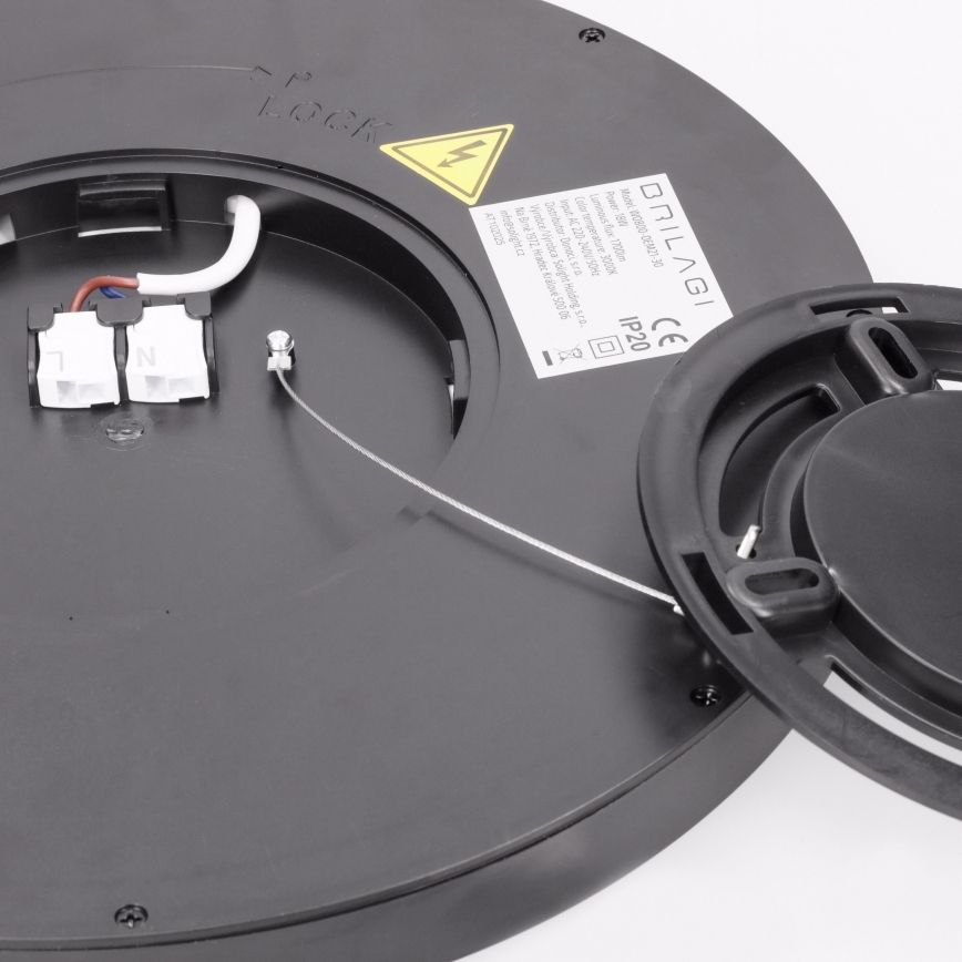 Brilagi - потолочный LED-светильник ESTELA LED/18 Вт/230 В Ø 30 см черный
