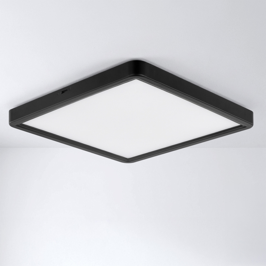 Brilagi - LED потолочный светильник ESTELA SQUARE LED/24 Вт/230 В 31x31 см чёрный
