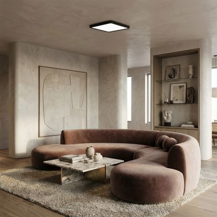 Brilagi - LED потолочный светильник ESTELA SQUARE LED/24 Вт/230 В 31x31 см чёрный