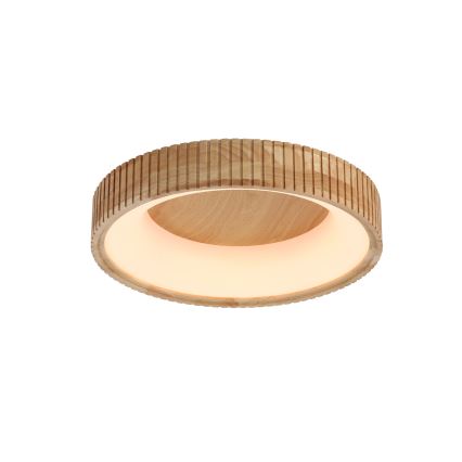 Brilagi - потолочный LED-светильник FALCON WOOD MODERN, 30W, 230V, 3000/4000/6000K, диаметр 45 см, отделка под дерево
