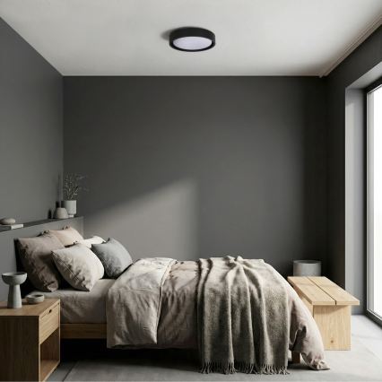 Brilagi - LED-потолочный светильник MATTEO LED/24 Вт/230 В, диаметр 31 см, черный