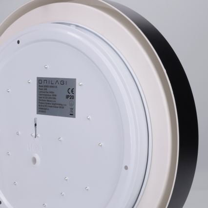 Brilagi - LED-потолочный светильник MATTEO LED/24 Вт/230 В, диаметр 31 см, черный