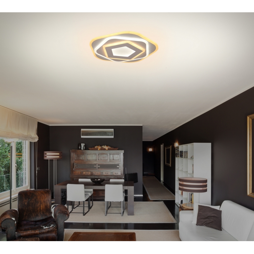 Brilagi - Диммируемый потолочный светильник MODERN MINI LED/53W/230V 3000-6000K диам. 30 см + дистанционный пульт управления