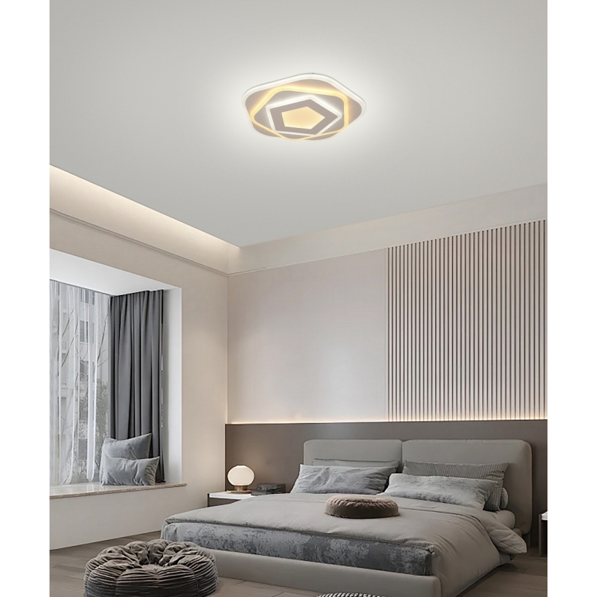 Brilagi - Диммируемый потолочный светильник MODERN MINI LED/53W/230V 3000-6000K диам. 30 см + дистанционный пульт управления