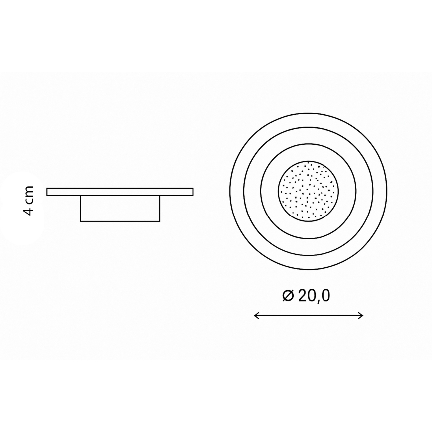 Brilagi - LED потолочный светильник MODERN MINI LED/29W/230V 3000/4000/6000K