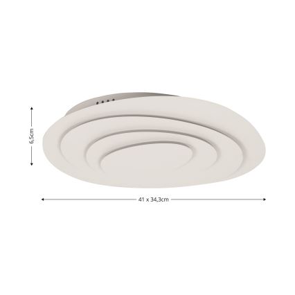Brilagi - светодиодный диммируемый потолочный светильник MODERN MINI LED/48W/230V 3000-6000K 41x34,3 cm + пульт дистанционного управления