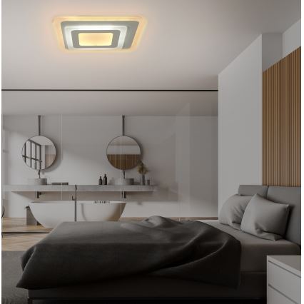 Brilagi - LED диммируемый потолочный светильник MODERN MINI LED/65W/230V 3000-6000K 37x37 см + пульт дистанционного управления