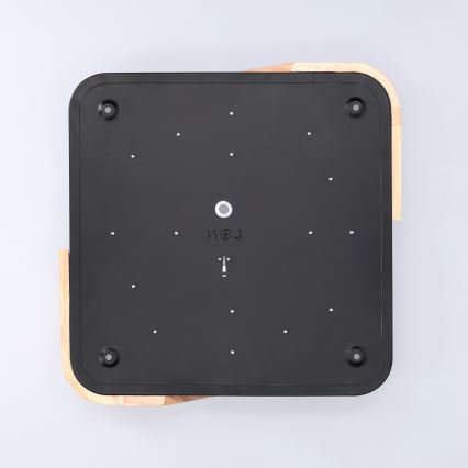 Brilagi - LED потолочный светильник PILANA LED/24W/230V дуб/чёрный 32x32 см