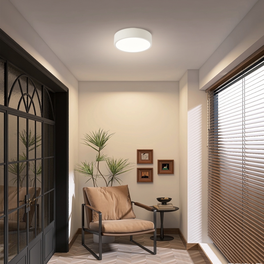 Brilagi - LED потолочный светильник POOL, 18 Вт, 230 В, 3000/4500/6000 К, Ø 20 см, белый