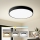 Brilagi - LED потолочный светильник POOL, 60 Вт/230 В, 3000/4000/6000 К, диаметр 60 см, черный