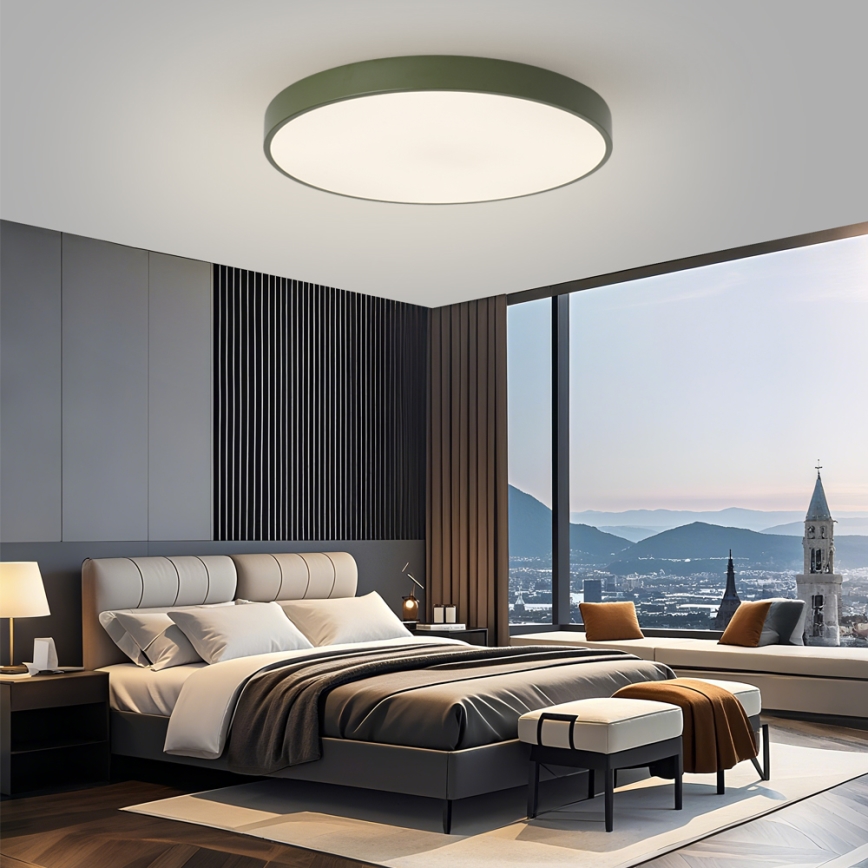 Brilagi - потолочный светильник LED POOL/100 Вт/230 В 3000/4000/6000 К пр. 80 см зелёный