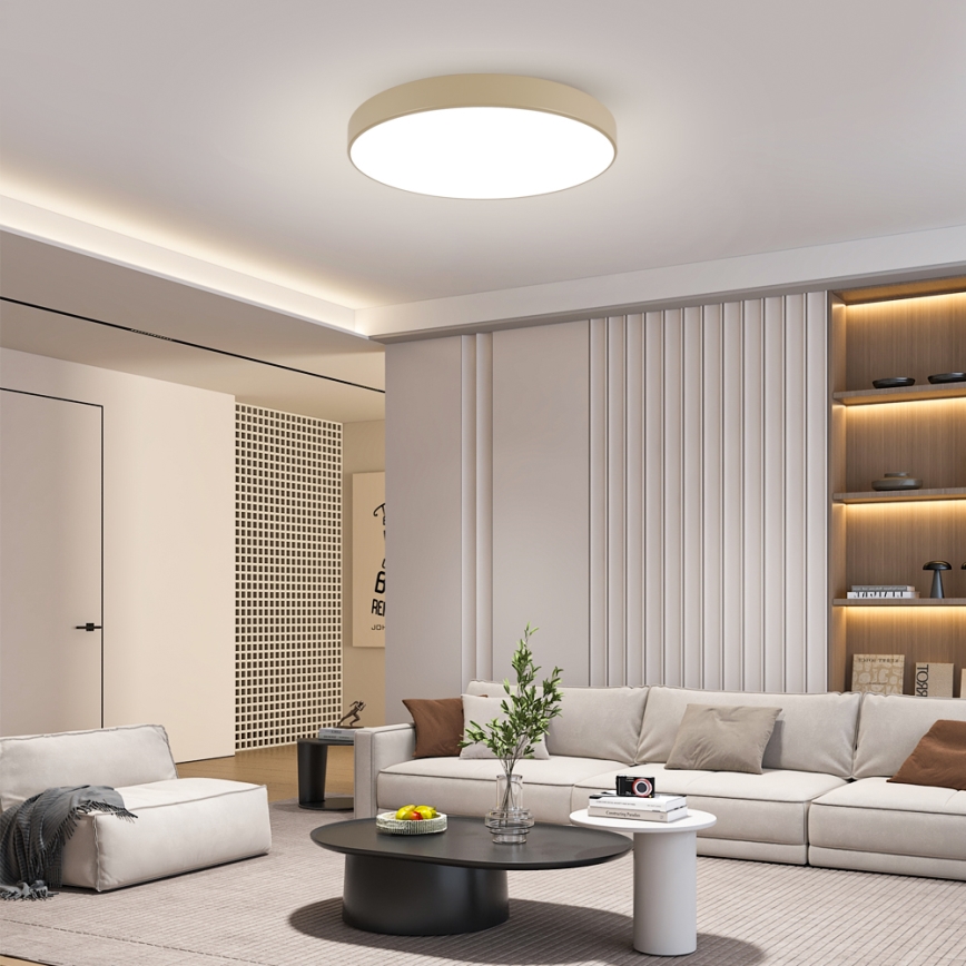 Brilagi - LED потолочный светильник POOL LED/100W/230V 3000/4000/6000K диаметр 80 см бежевый
