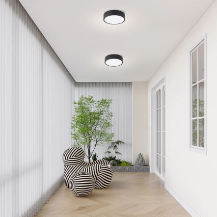 Brilagi - LED потолочный светильник POOL LED/18 Вт/230 В, 3000/4500/6000 К, диаметр 20 см, черный