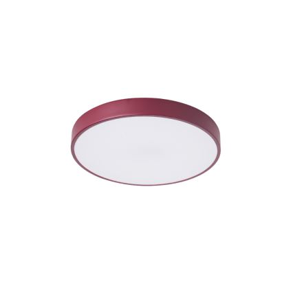 Brilagi - LED потолочный светильник POOL, 36 Вт, 230 В, цветовая температура 3000/4000/6000 К, диаметр 30 см, бордовый