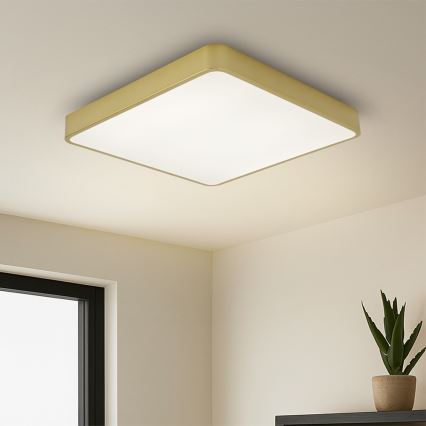 Brilagi - LED потолочный светильник POOL LED/36W/230V 3000/4000/6000K 40x40 cm золотистый