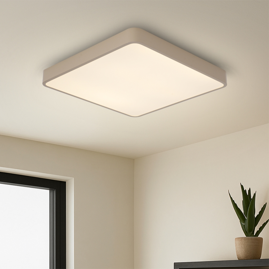 Brilagi - LED потолочный светильник POOL LED/36W/230V 3000/4000/6000K 40x40 см бежевый