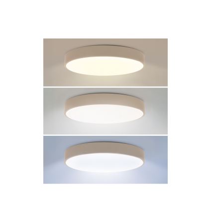 Brilagi - светодиодный потолочный светильник POOL LED/48W/230V 3000/4000/6000K, Ø 40 см, бежевый